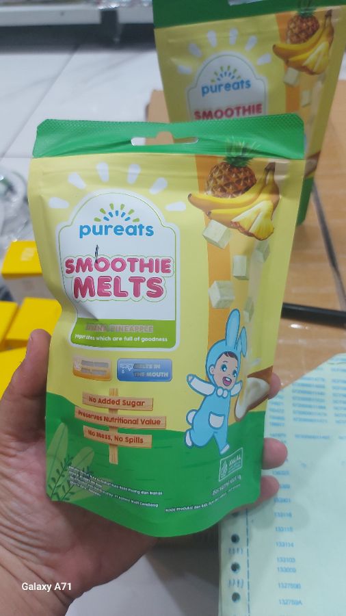 Pureats smootie melts banpine 18g 