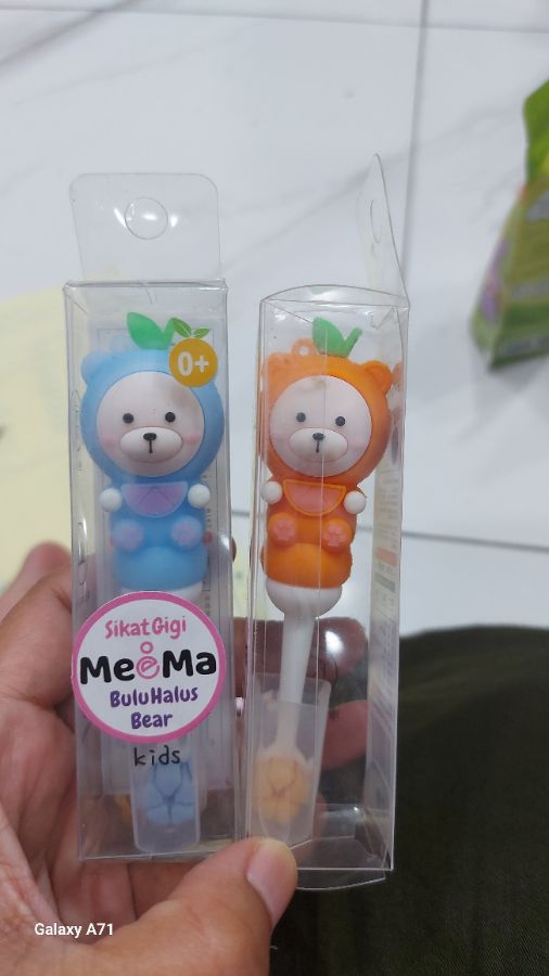 Sikat gigi meema bulu halus bear