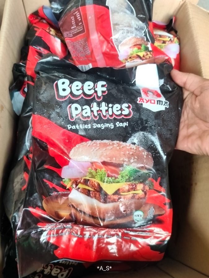 Ayoma beef patties 500gr