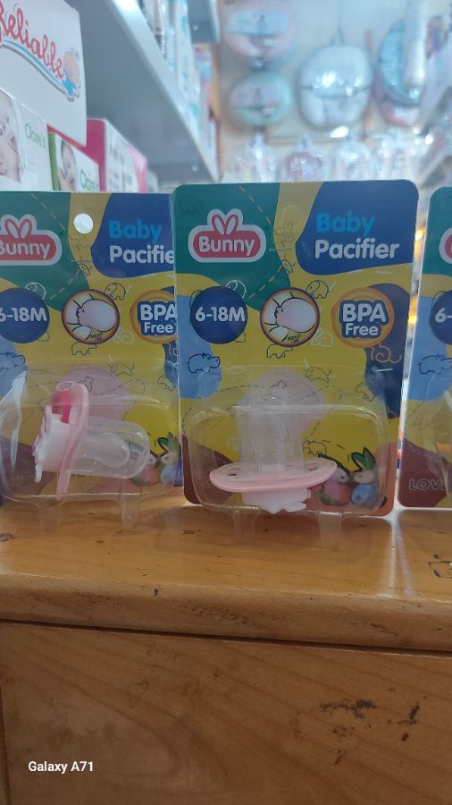 Baby pacifier bunny