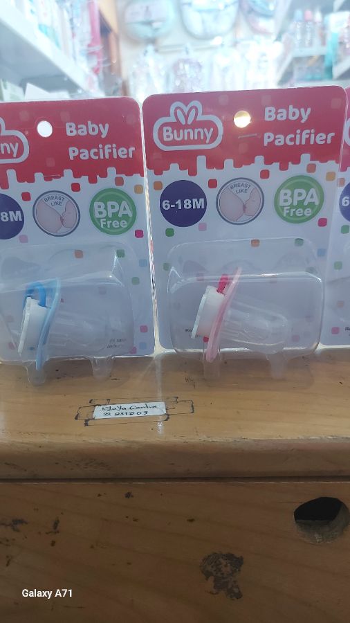 Bunny baby pacifier