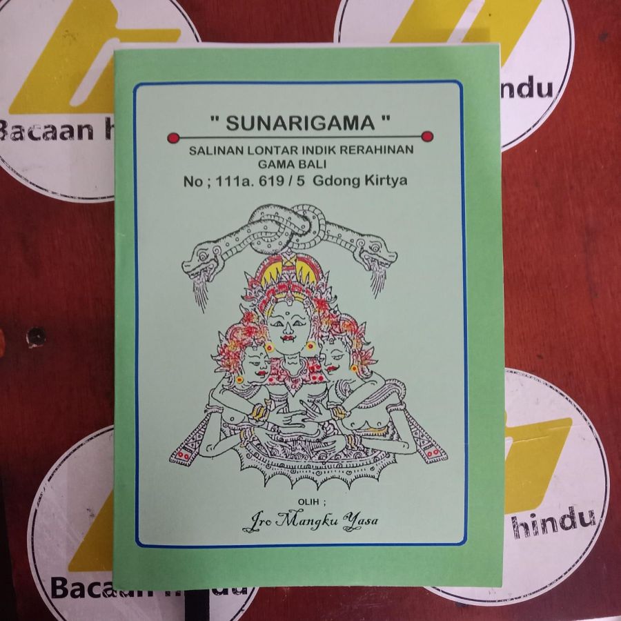 Buku Salinan Lontar Sunarigama Sundarigama Indik Rerahinan Gama Bali Agama Hindu Mangku Yasa