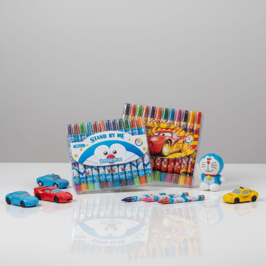 Crayon Putar Squeezy CP-SQ12S Pendek