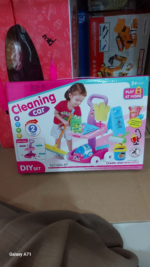 Cleaning car