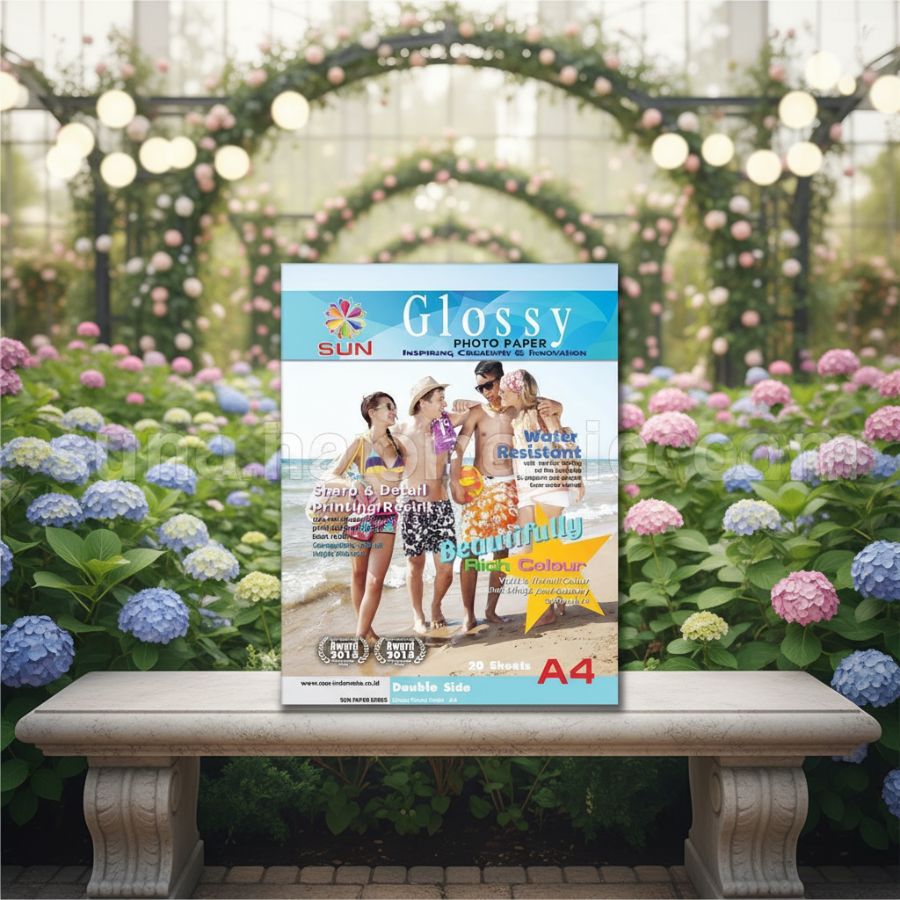 Kertas Photo Glossy Sun A4 260 Gsm