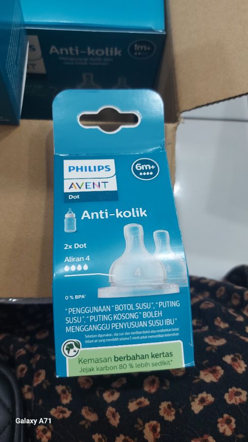 Nipple avent anti colic