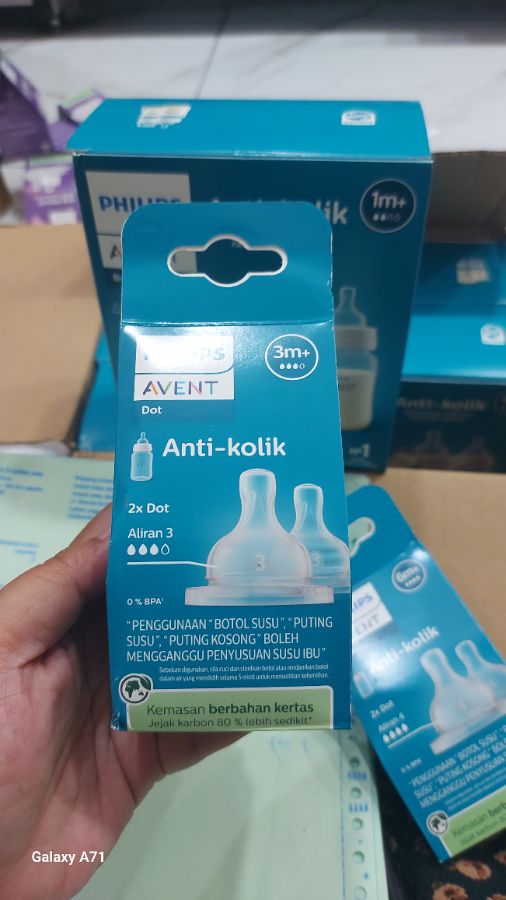 Nipple avent anti colic 3m