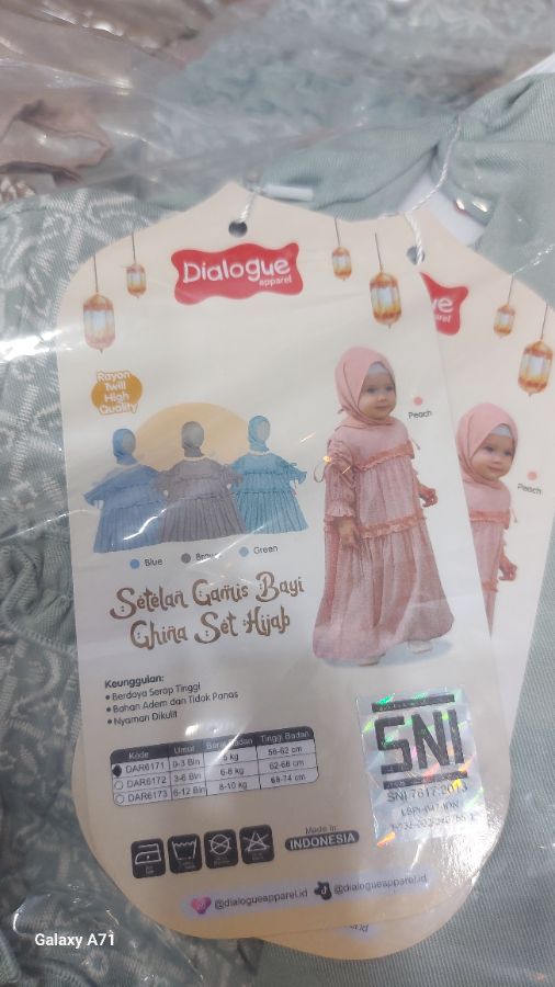 Gamis Ghina 0-12m
