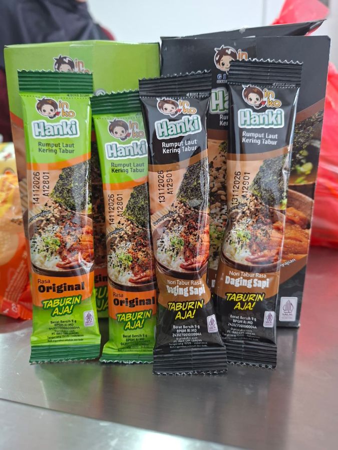 Hanki rumput laut tabur