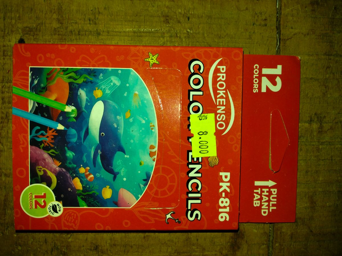 Pensil warna prokenso 