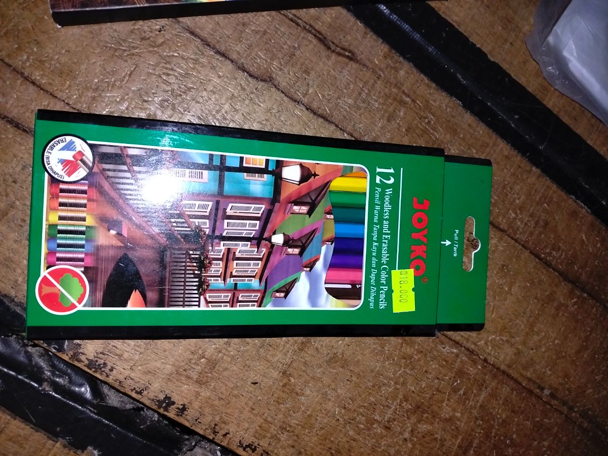 Pensil warna panjang joyko