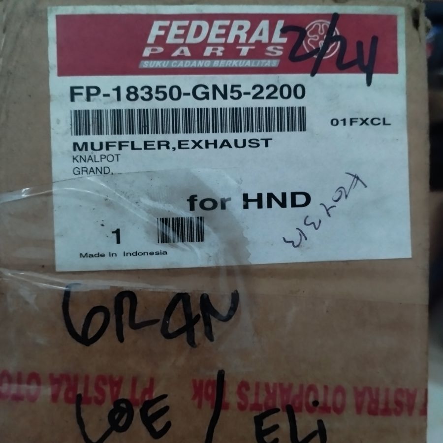 Knalpot Grand FDR