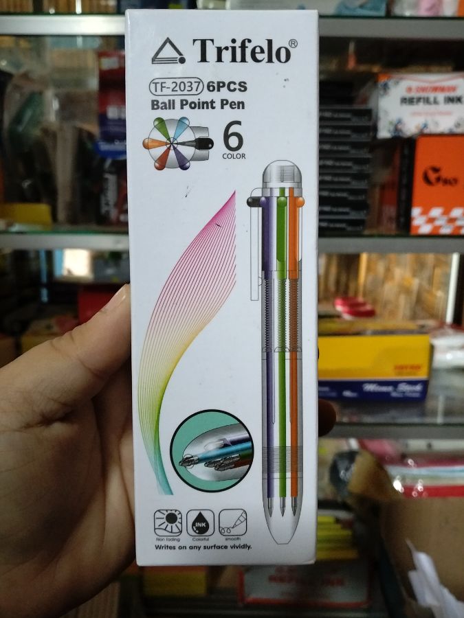 Pena trifelo 6 warna