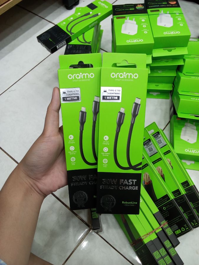 Kabel Data/ORAIMO OCD-114CL/TYPE-C TO LIGHTNING/30W/100CM