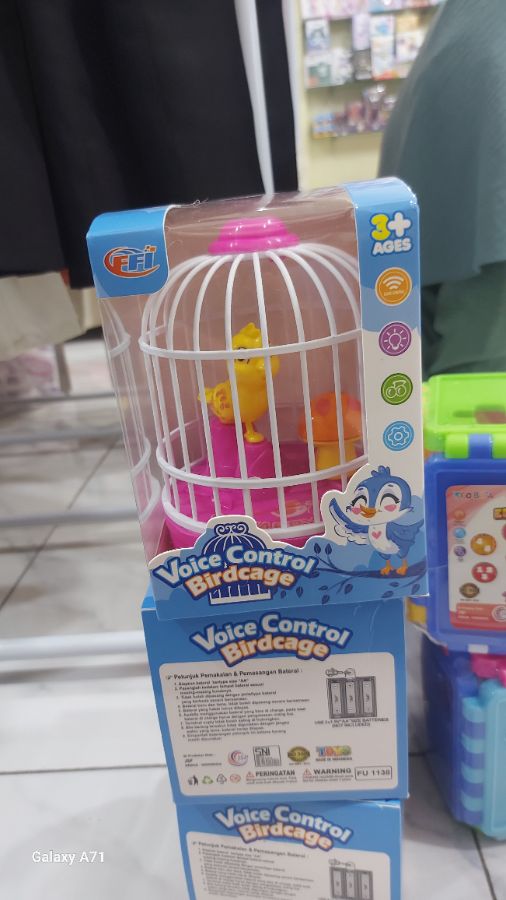 Voice control birdcage