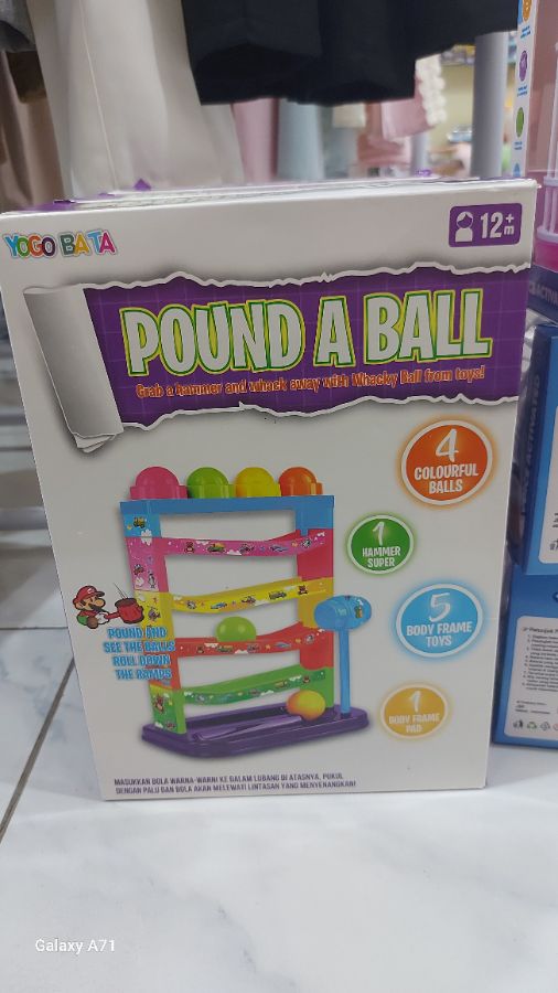Pound a ball box