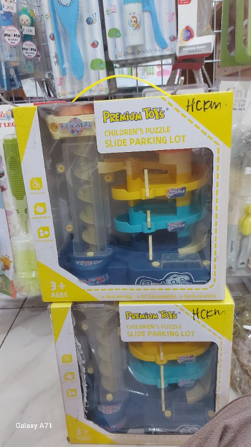 Slide parking lot