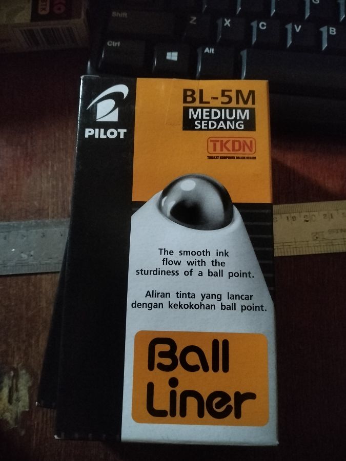 Pena Ball liner BL-5m warna hitam