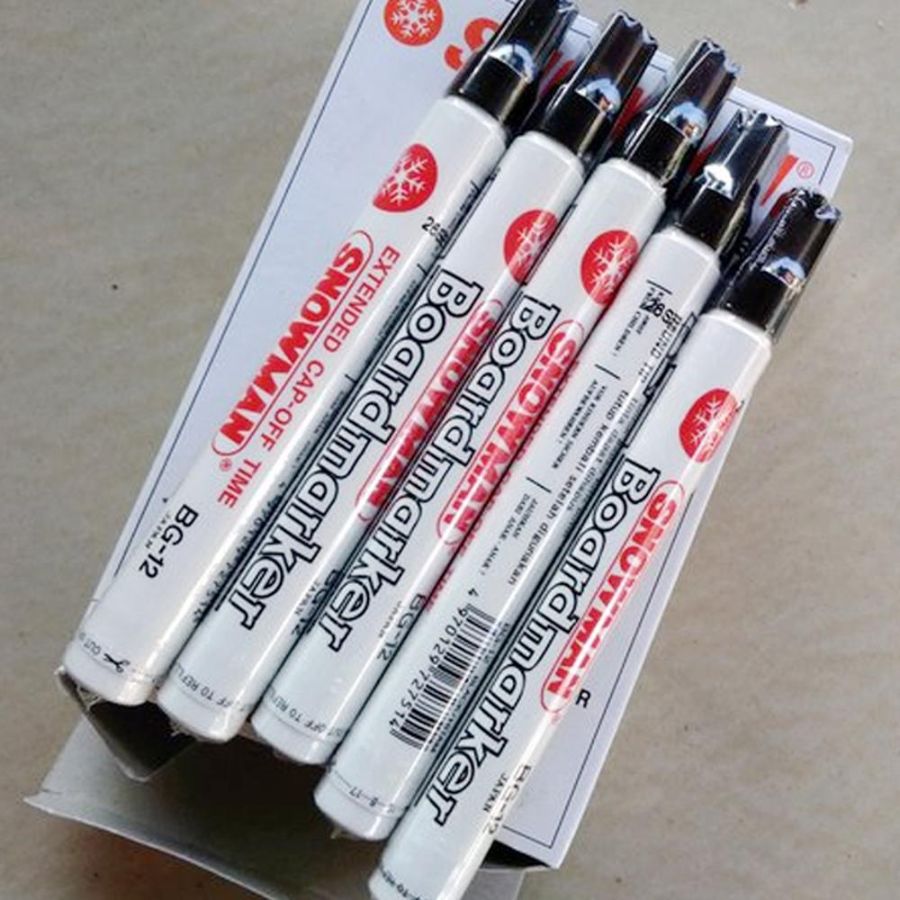 Spidol Snowman Whiteboard HITAM
