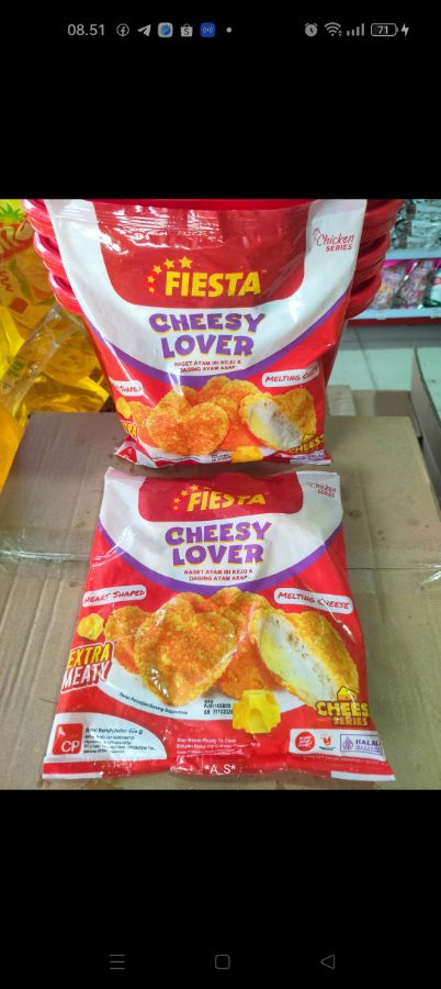 Fiesta nuget cheesy lover
