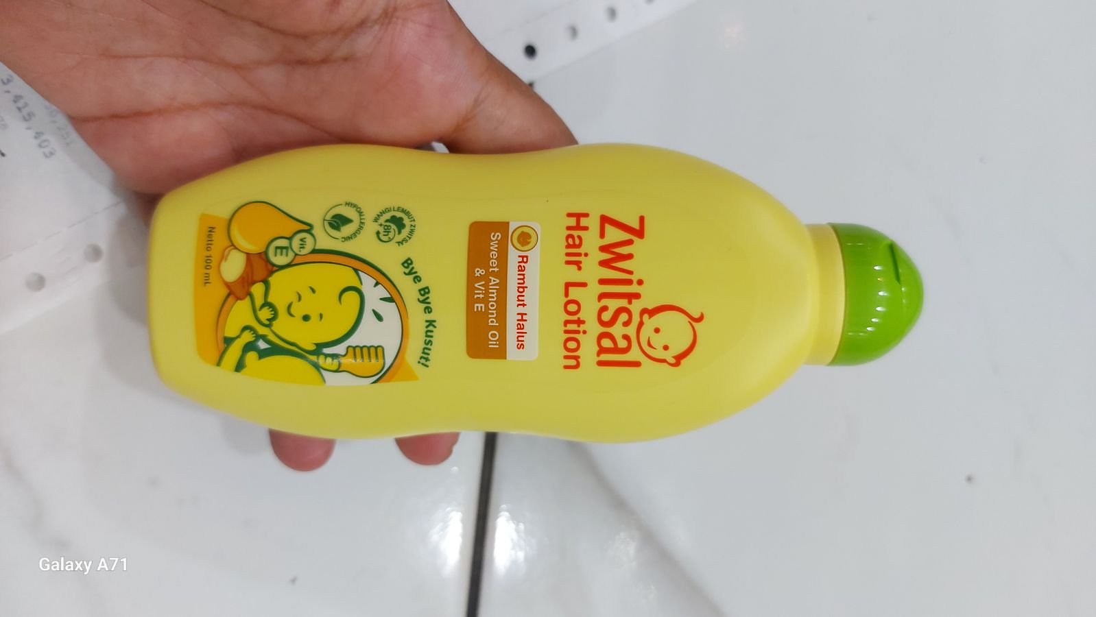 Zwitsal hair lotion almond 100ml