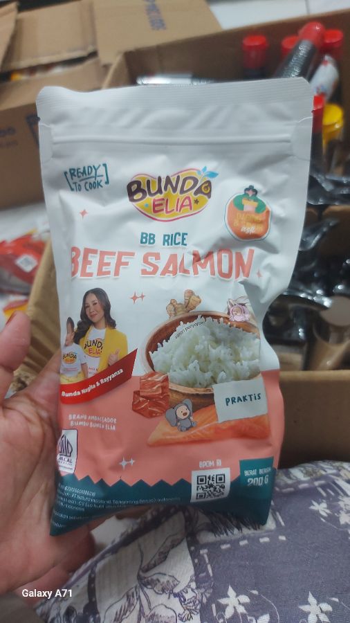 Bunda elia bb rice beef salmon 200g