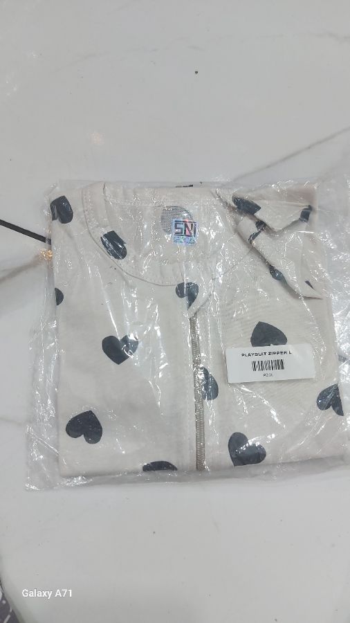 Playsuit zipper ponpon L