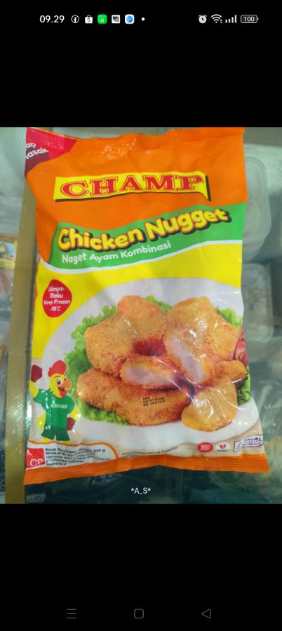champ nuget 900gr