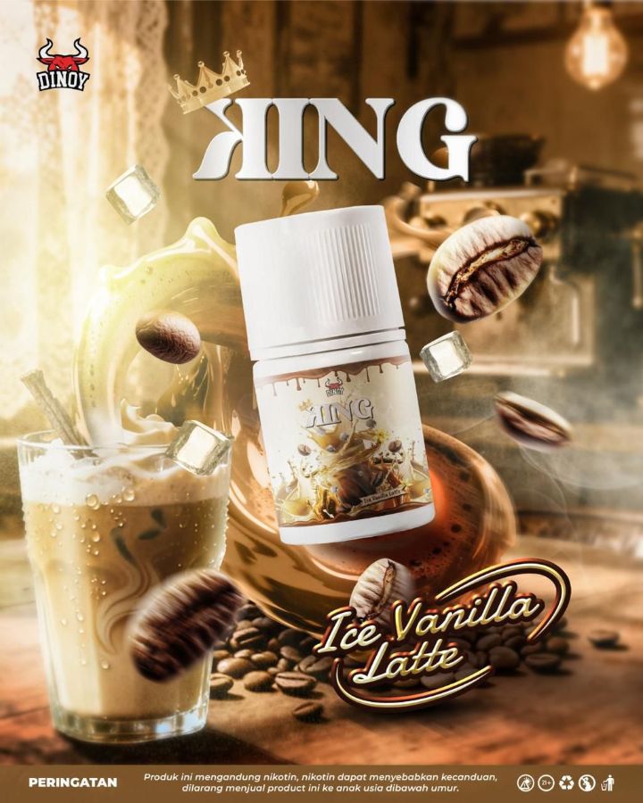 KING ICE VANILLA LATTE 60ML