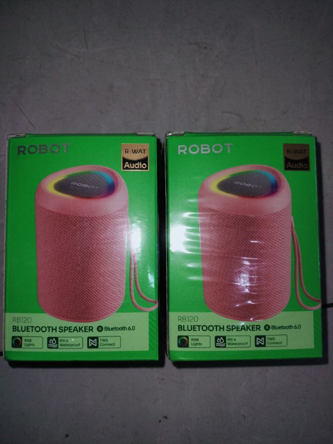 Speaker BT ROBOT RB120 Pink 