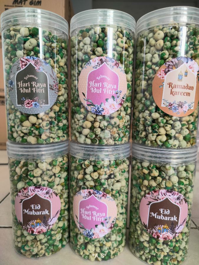 Kacang polong kulit toples
