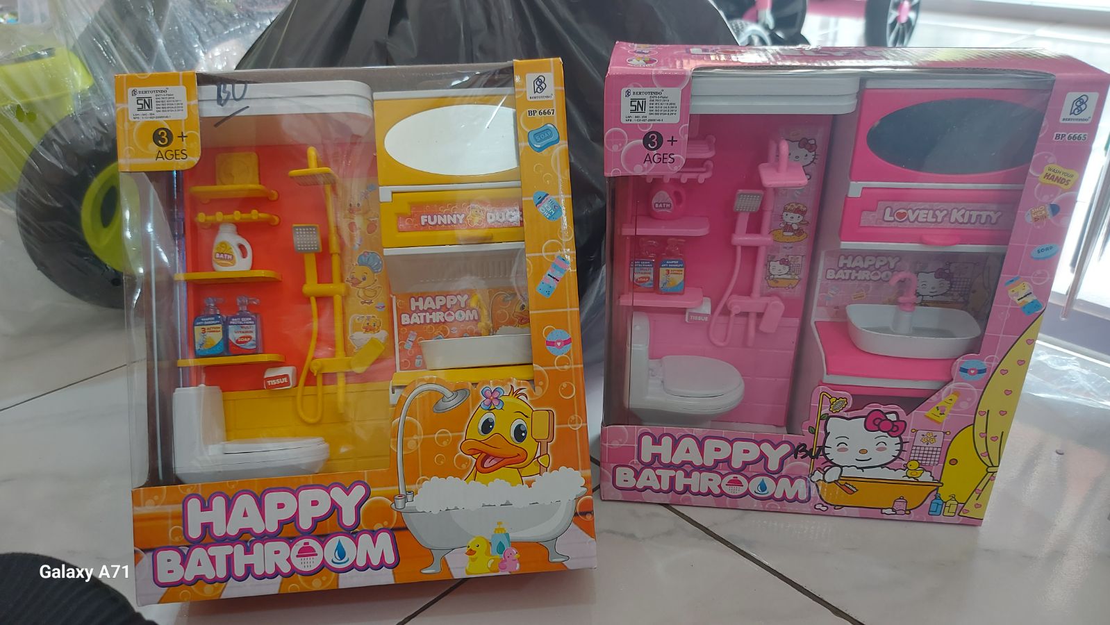 Happy bathroom