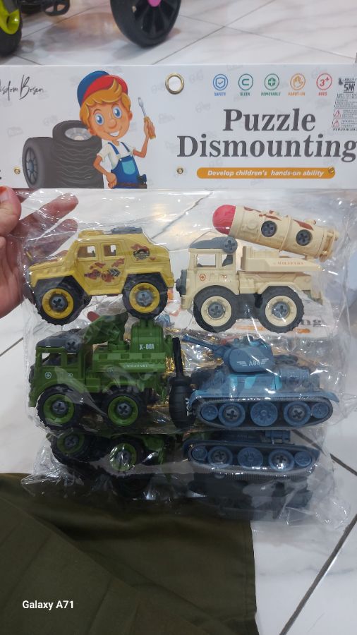 Puzzle dismounting