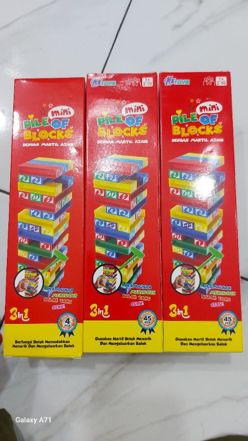 Pile of blocks