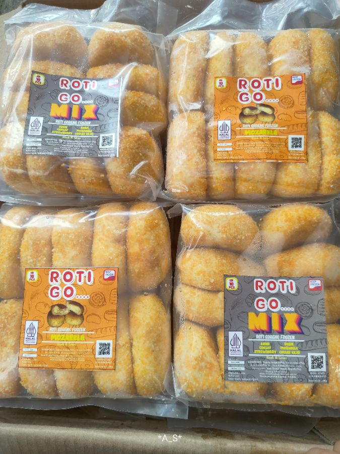 Roti go mix dan mozza