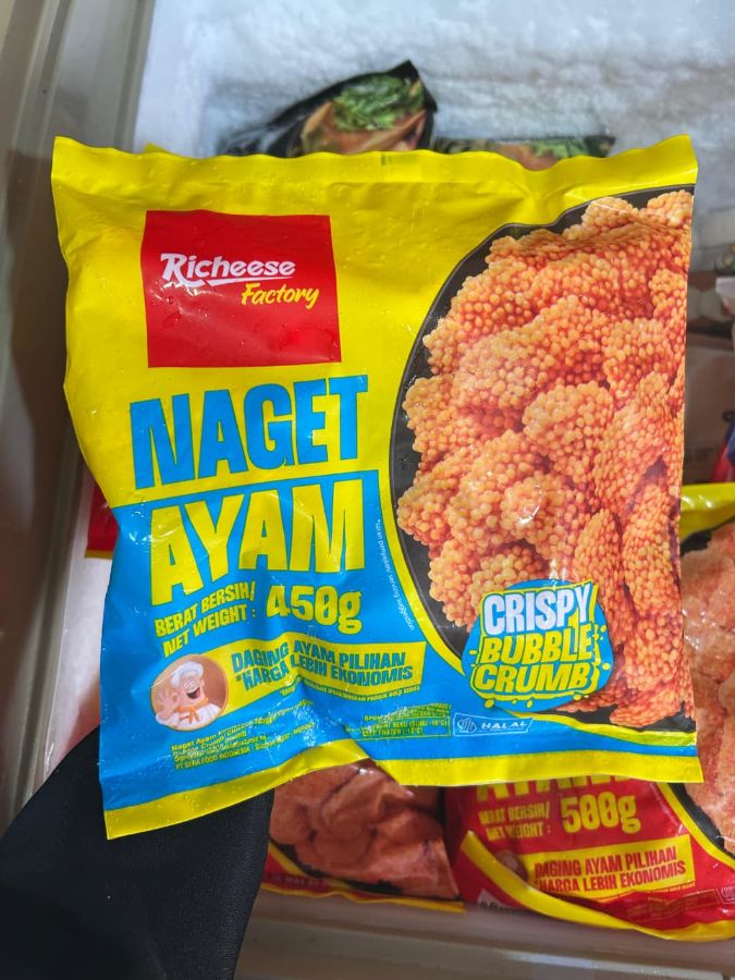 Richeese nuget ayam crispy bubble 450gr