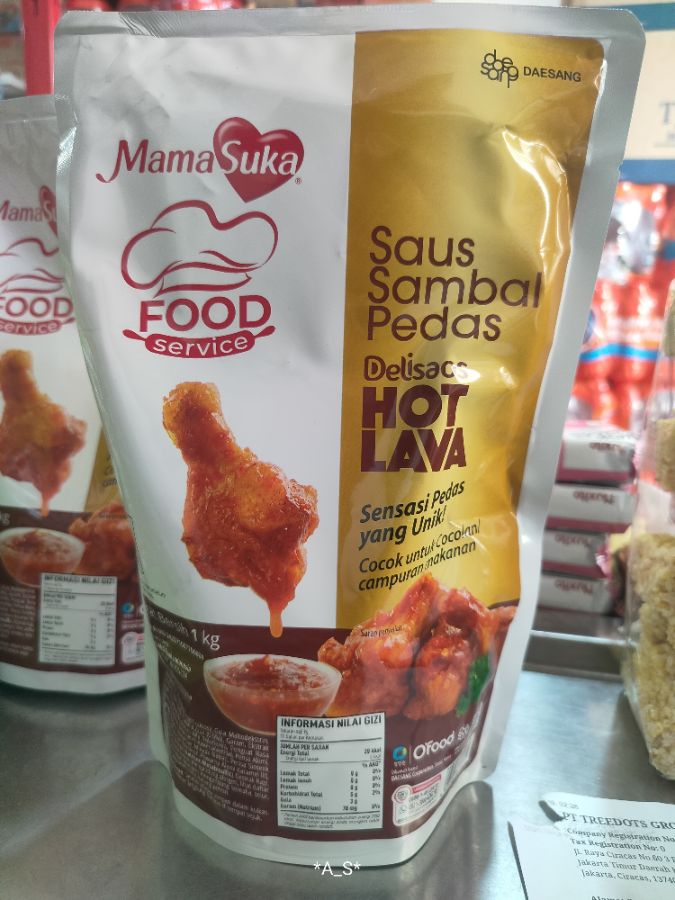 Saus hot lava mamasuka