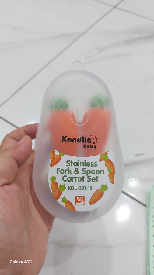 Kdl021 stainless fork spoon carrot set
