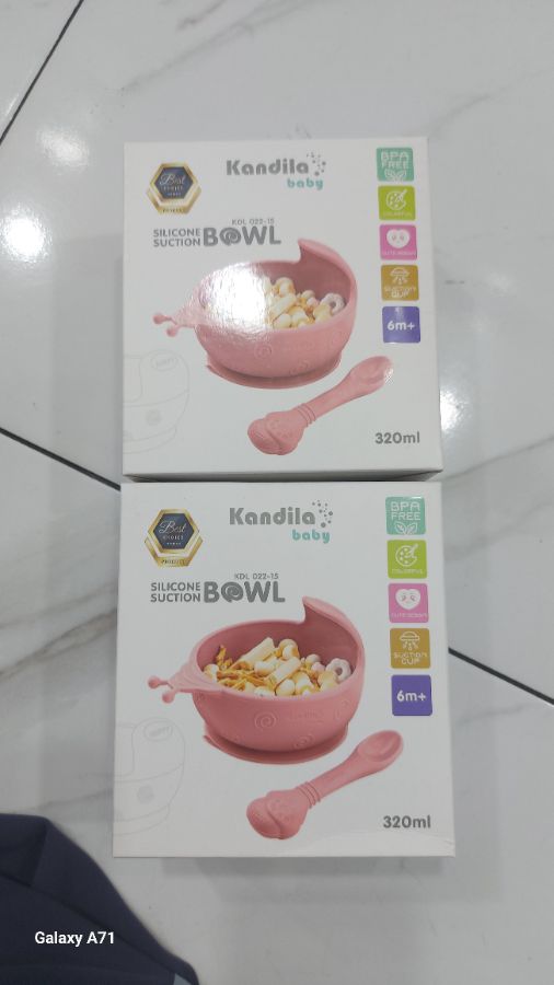 Silicone suction bowl kandila