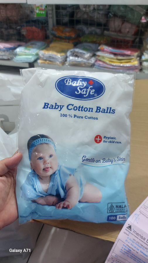 Cotton ball baby safe 