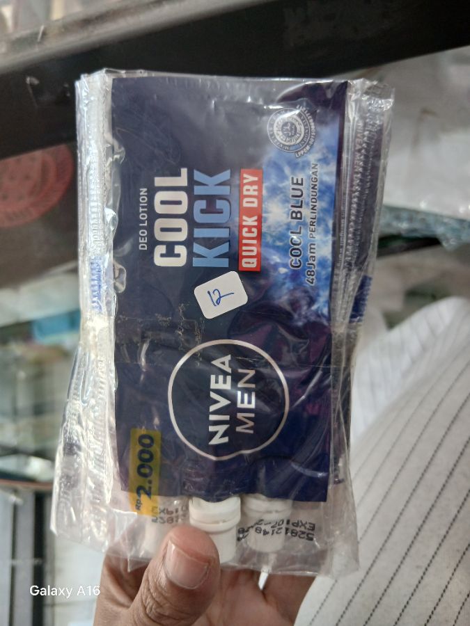 Deodorant Saset Nivea Men Cool Kick Cool Blue 