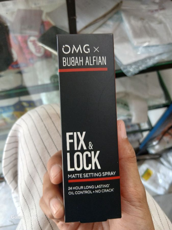 OMG - Setting Spray Bubah Alvian Fik & Lock Matte 
