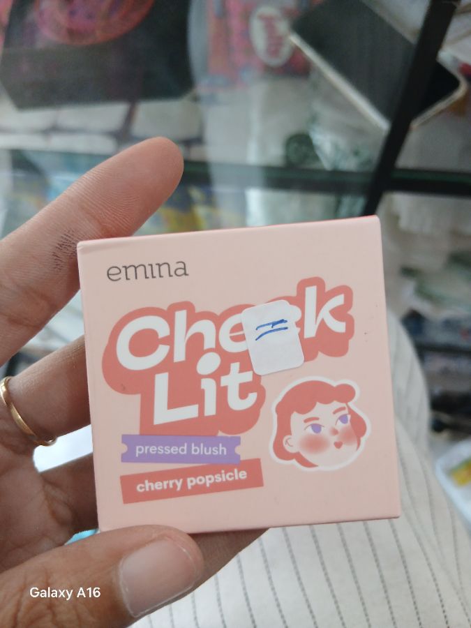 Emina - Check Lit Pressed Bulsh Cherry Popsicle