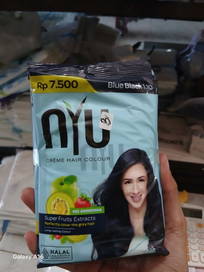 NYU - Creme Hair Colour Blue Black 1.10