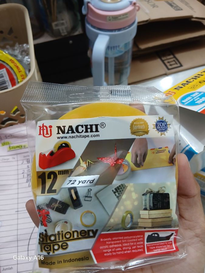 Nachi Tape Isolasi Bening 12mm