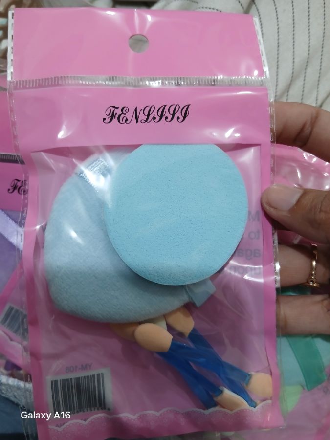 Spons Bedak + Kuas 