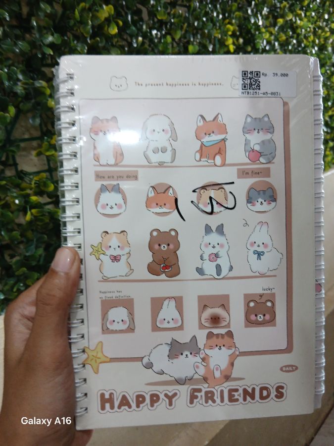 Note Book Happy Friends