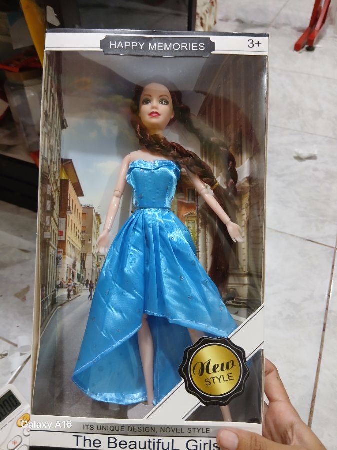 Boneka Barbie Dress Rambut Kepang