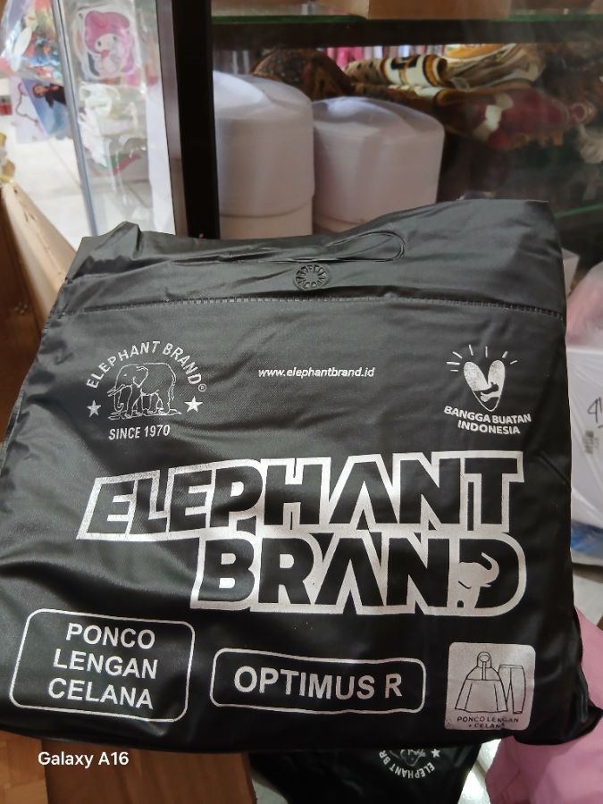 Elephant Brand Jas Hujan Dewasa Ponco Lengan Celana