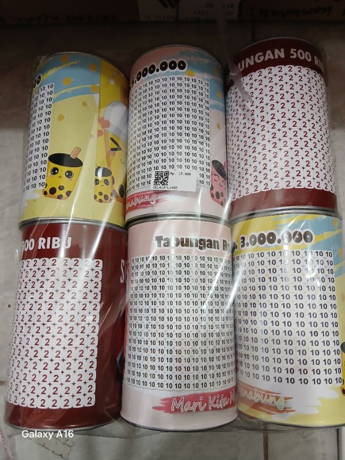 Celengan Tabungan Target 